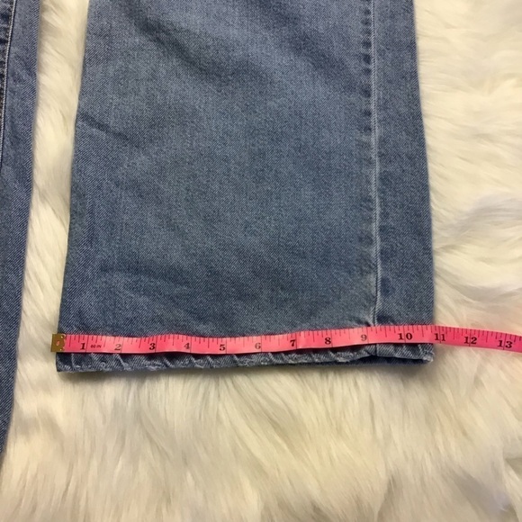 LEFTIES Denim Collection High Rise Wide Leg Full Length 100% Cotton Jeans NWT - Picture 7 of 16